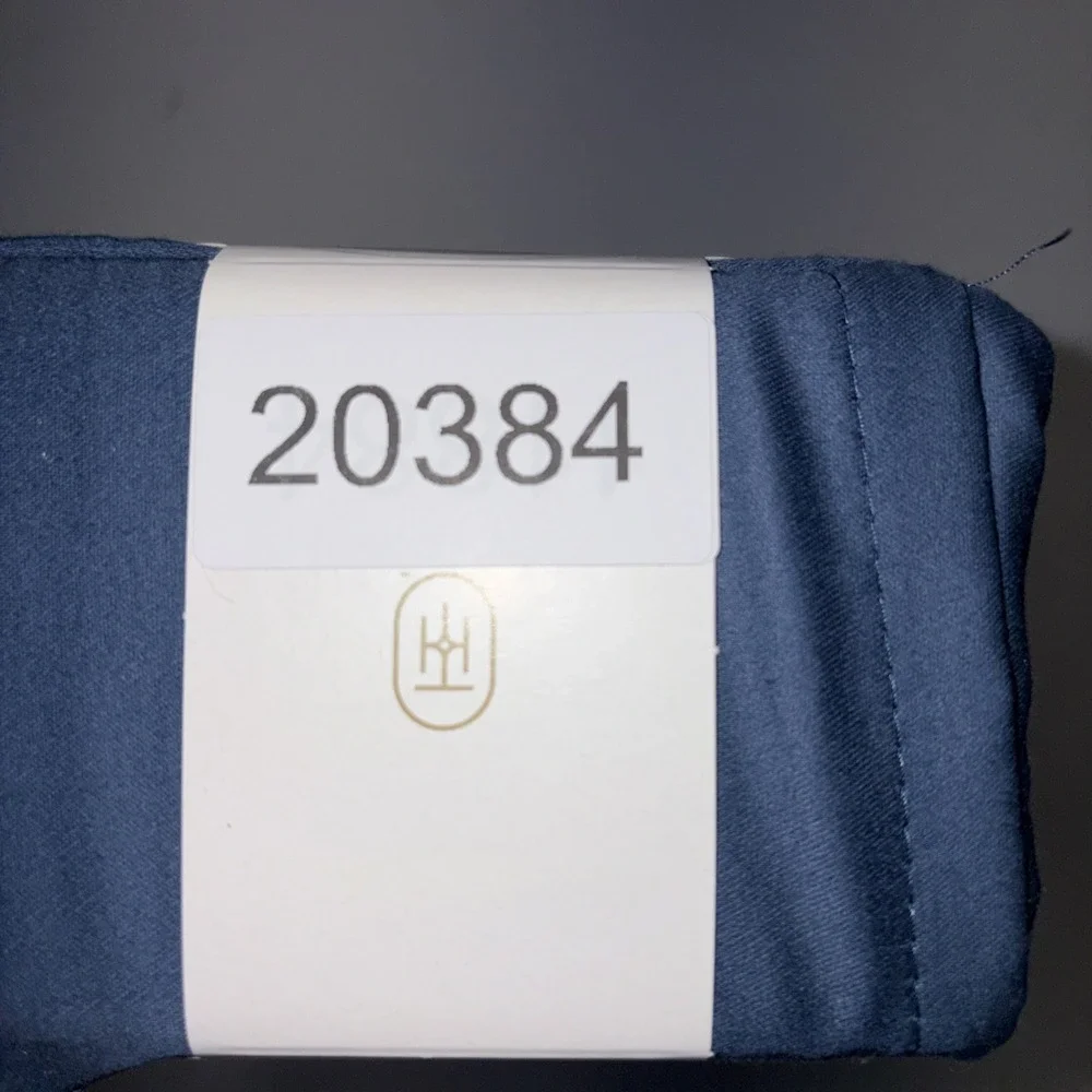 Threshold Performance 100% Cotton Sateen QUEEN Flat Sheet Blue 400 TC Smooth